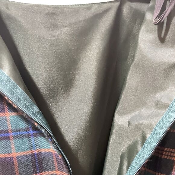 Vintage Laura Ashley Tartan Dress Size 6 Belted VGC - Picture 11 of 12